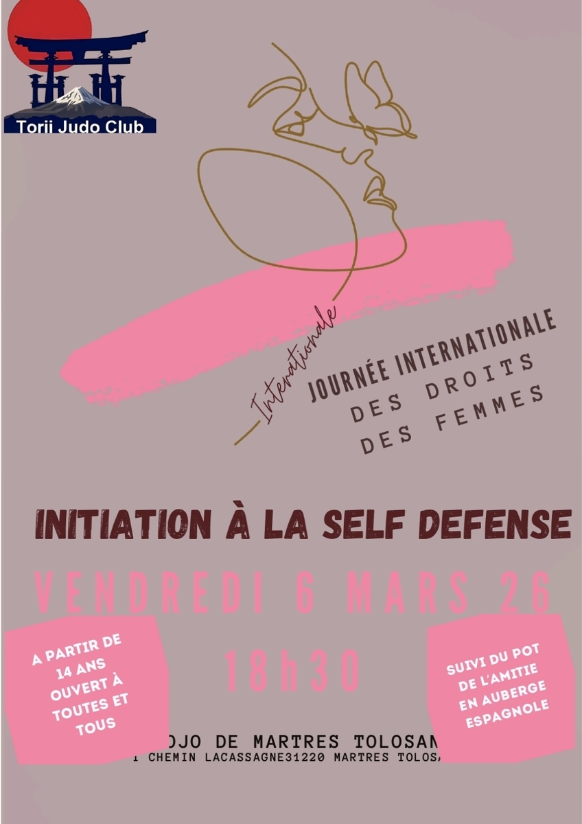 Soirée self défense journée de la femme
