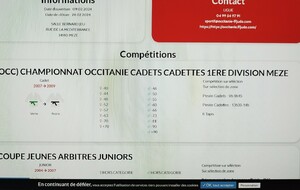 Championnat Occitanie Cadet 1ère Division