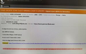 Stage Judo Creps Toulouse