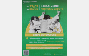 Stage  Minimes et Cadets Creps