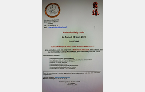 Animation Baby Judo de Carbonne